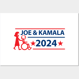 Joe and Kamala Humor 2024 Posters and Art